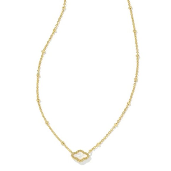 Kendra Scott - Mini "Abbie" Gold Satellite Short Pendant Necklace - NWT - Picture 8 of 11